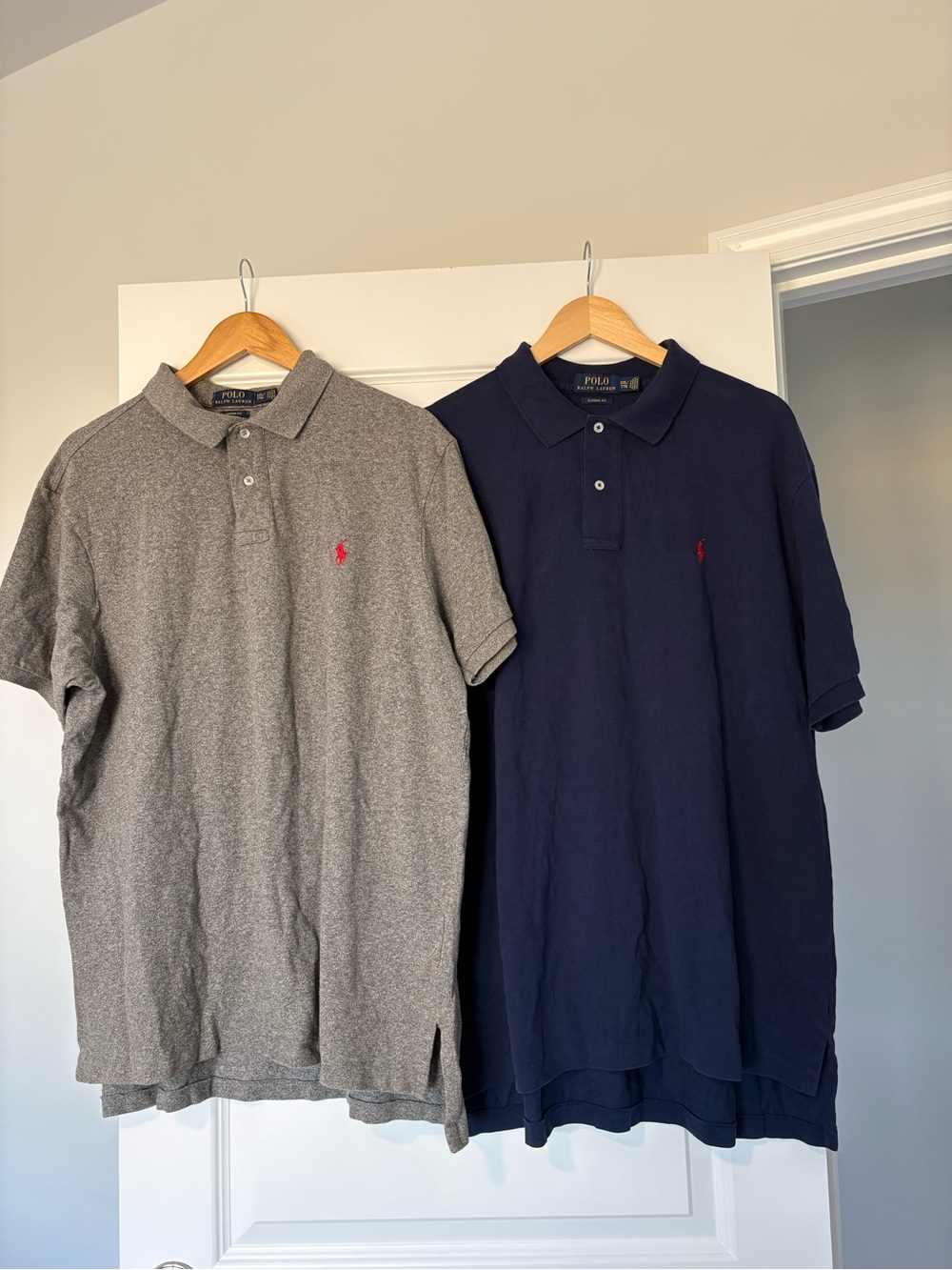 Polo by Ralph Lauren Men’s Polo Shirts – Navy & Gray Logos Size XXL